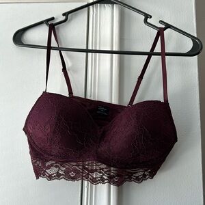 Maroon Bralette